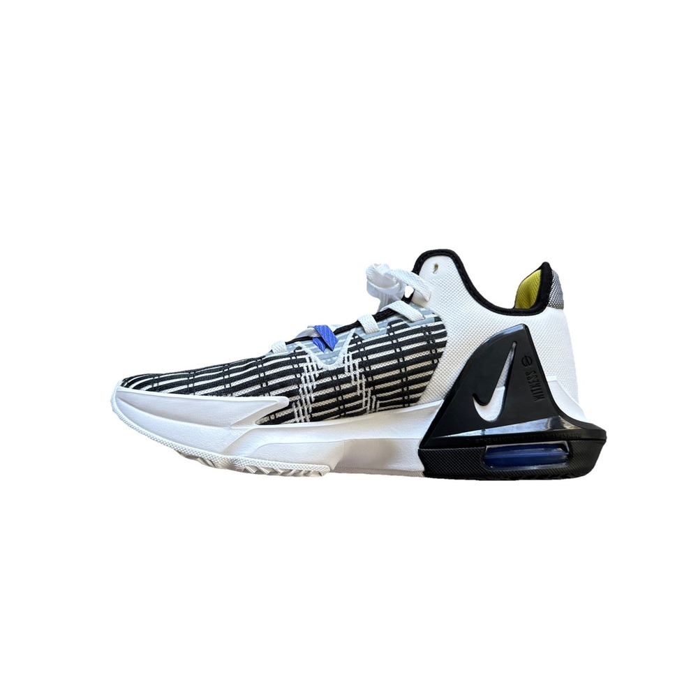 Nike LeBron Witness Shoes Mens 8.5 White Persian Violet EUC Like New - Pre-Owned - Picture 2 of 15